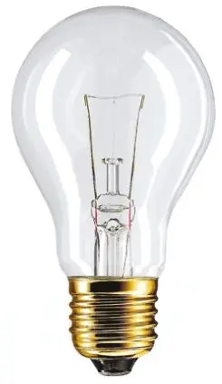 Produktfoto 1 von Philips Glühlampe 50V Klar / 60 W, E27 Sockel Ø 60 mm 1000 h
