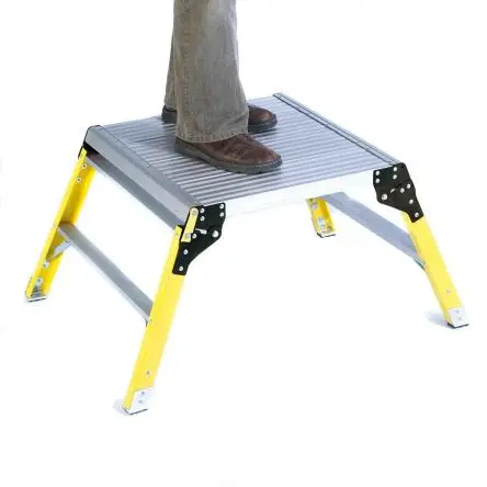 RS PRO Schritte 2 Stufen H.= 0.47m L.= 0.21 m Aluminium Silber 8 kg