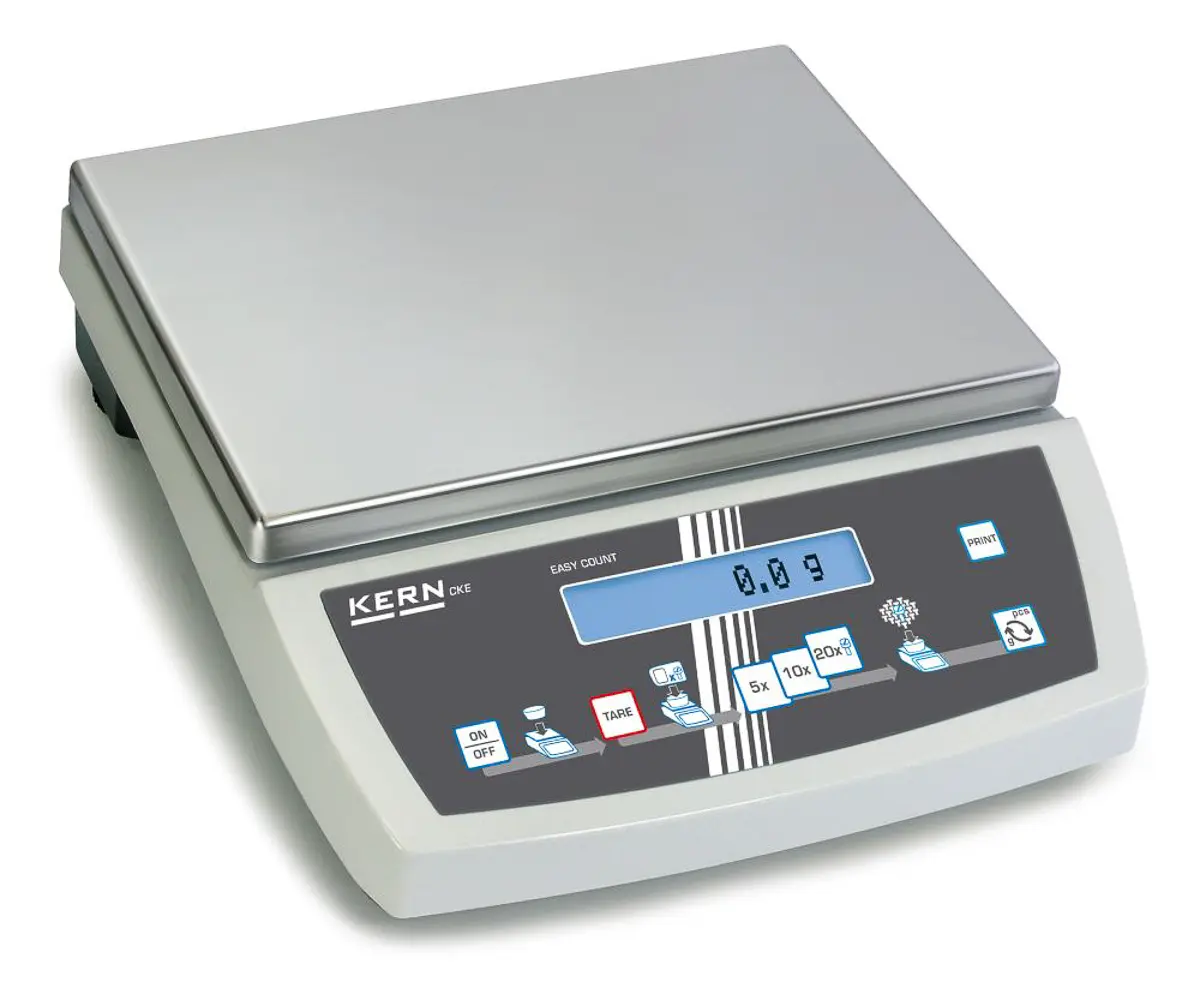 Produktfoto 1 von Kern CKE 36K0.1 Zählwaage mit Zählfunktion 36kg / Auflösung 0,1 g