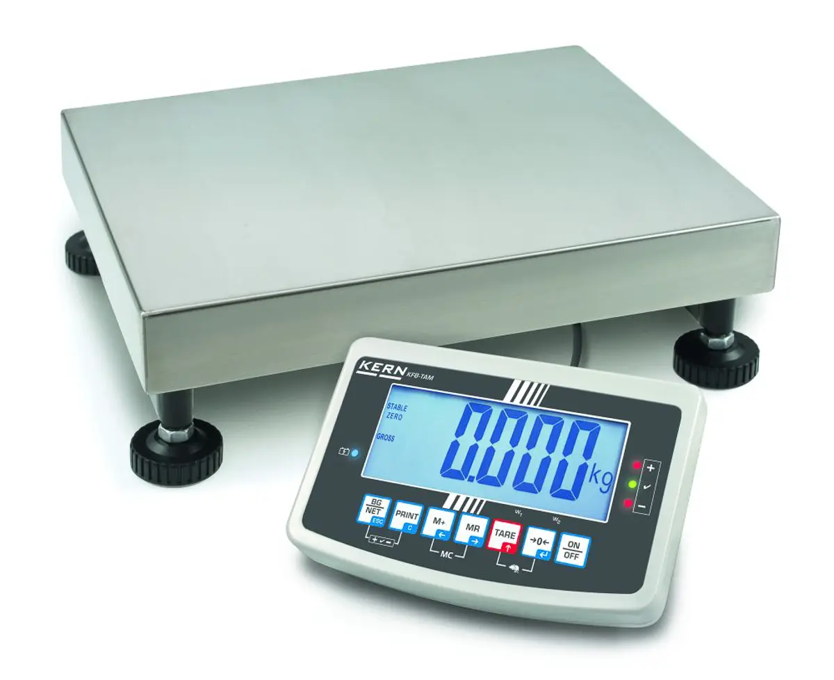 Produktfoto 1 von Kern IFB 300K50DM Plattformwaage mit Zählfunktion 300kg / Auflösung 50 g, 100 g