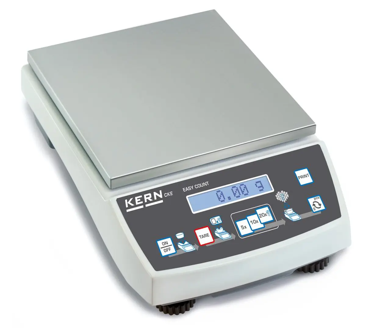 Kern CKE 3600-2 Zählwaage mit Zählfunktion 3.6kg / Auflösung 0,01 g