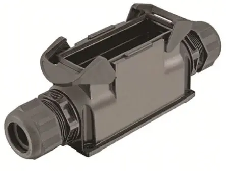 Produktfoto 1 von HARTING Han-Eco Gehäuse für robusten Stromversorgungsstecker 2 Hebel 2, Oberfläche 24B Anbaugehäuse, IP65