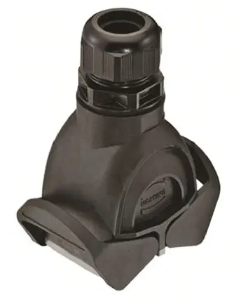Produktfoto 1 von HARTING Han-Eco Kappe für robusten Stromversorgungsstecker 2 Hebel 2, Kabel 6B Steckverbinderkappe, IP65