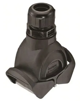 Produktfoto 1 von HARTING Han-Eco Kappe für robusten Stromversorgungsstecker 2 Hebel 2, Kabel 6B Steckverbinderkappe, IP65