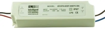 Intelligent LED Solutions LED-Treiber, 35 W 264V, 90 V LED-Treiber 700mA, Ausgang 48V, 9 V