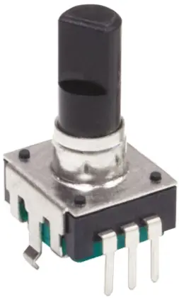 Bourns Drehgeber 12 ppr Impulse/U Inkrementalgeber, mit 6 mm, Flachschaft, Digital Rechteck-Signal, Durchsteckmontage,