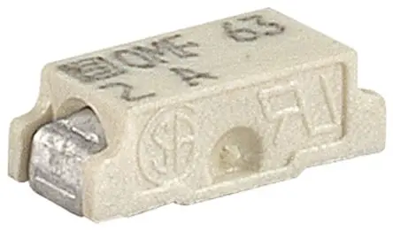 Produktfoto 1 von Schurter Nicht zurücksetzbare Sicherung 63mA 63V ac/dc Thermoplast F 3.1mm 2.6 mm