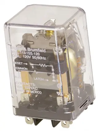 Produktfoto 1 von TE Connectivity 48V dc Spule 2-poliger Wechsler Steckrelais 10A Bistabiles Relais