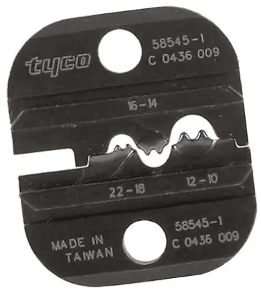 TE Connectivity Pro-Crimper III Crimp-Matrizensatz Schwarz, Crimpmatrize