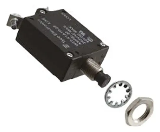 Produktfoto 1 von TE Connectivity W23 Thermischer Überlastschalter / Thermischer Geräteschutzschalter, 1-polig, 1A, 50 V dc, 250V ac,