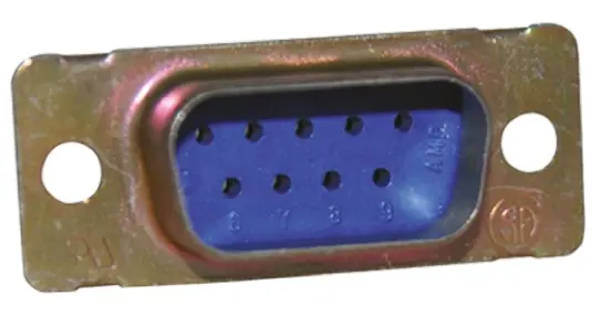 Produktfoto 1 von TE Connectivity M24308/4-1F D-Sub-Steckverbinder DS-1 Gerade, 9-polig, Kabel Stecker