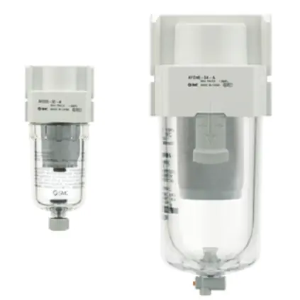Produktfoto 1 von SMC 120 L/min Ölabscheider AC, 1/8 in, 0.01 μm 0.1 MPa, 60 °C 1.5 Mpa, -5 °C