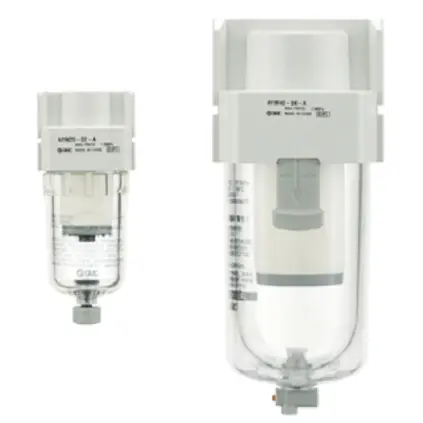 Produktfoto 1 von SMC 200 L/min Ölabscheider AC, 1/4 in, 0.3 μm 0.05 MPa, 60 °C 1.5 Mpa, -5 °C