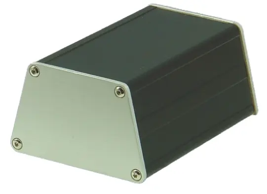 Produktfoto 1 von nVent SCHROFF minipac; Gehäuse; Aluminium; Schwarz IP40 Breite 47.5 mm Höhe 75.6 mm Länge 100 mm