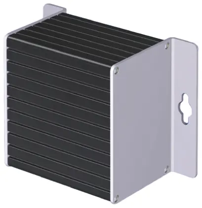 Produktfoto 1 von nVent SCHROFF minipac; Gehäuse; Aluminium; Schwarz IP40 Breite 76.2 mm Höhe 112.3 mm Länge 160 mm