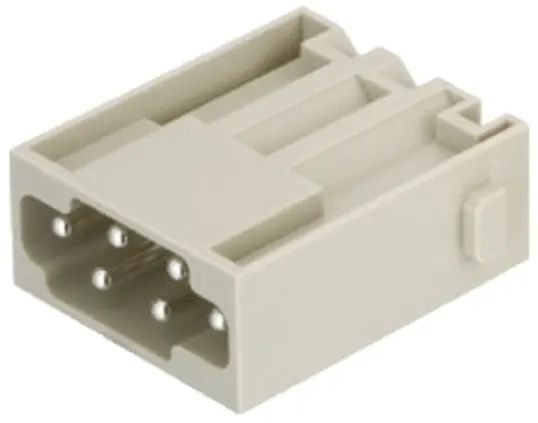 Produktfoto 1 von HARTING Han-Modular Robustes Power Steckverbinder-Modul, 6-polig 16A Stecker, Steckverbindermodul für Modul Han E Quick