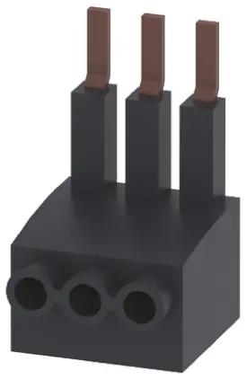 Produktfoto 1 von Siemens SIRIUS Anschlussklemmenblock Kabelkanal für Dreiphasiger SIRIUS 3RM1-Motorstarter