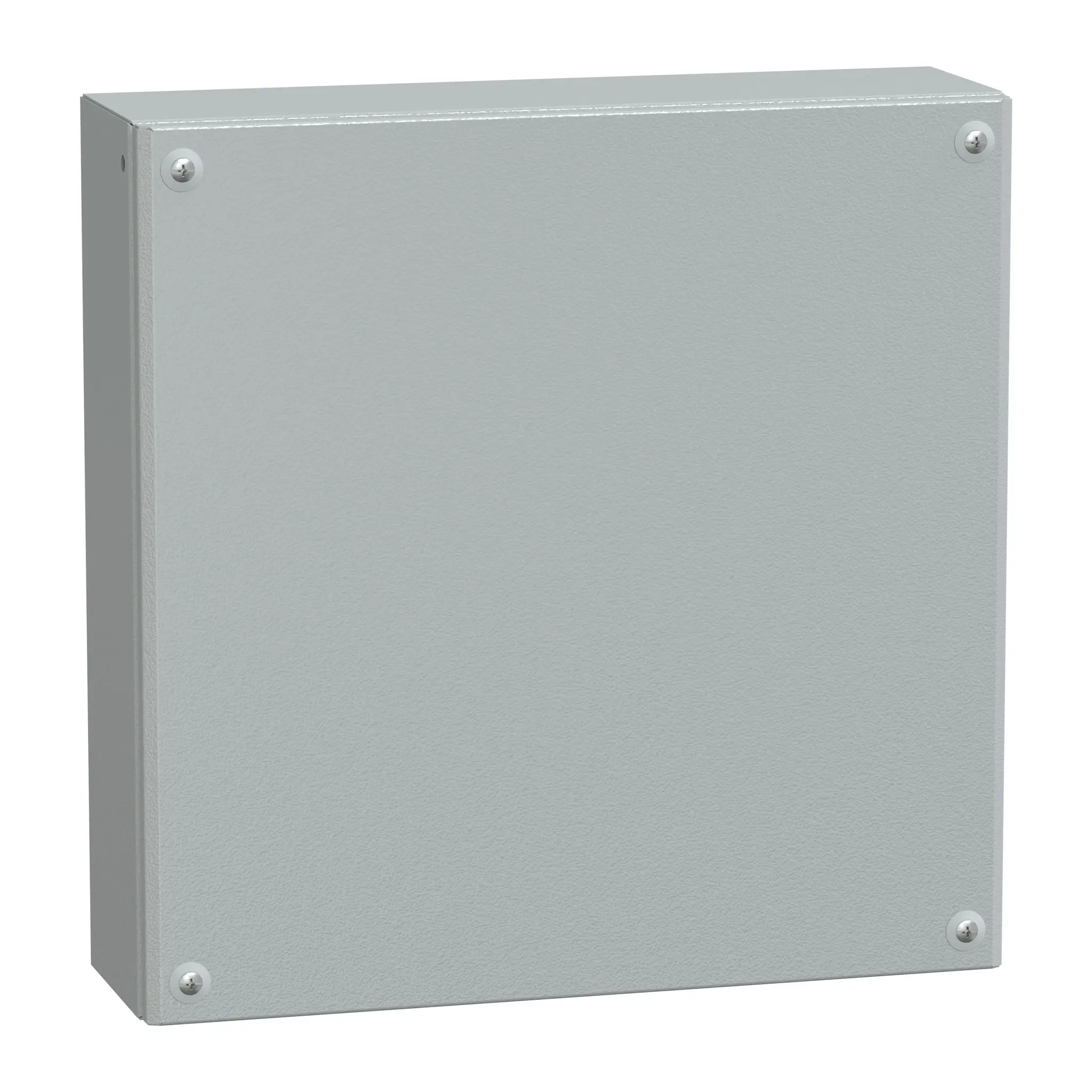 Produktfoto 1 von Schneider Electric PanelSeT SBM Stahl Wandgehäuse Grau IP66, HxBxT 400 mm x 400 mm x 120mm