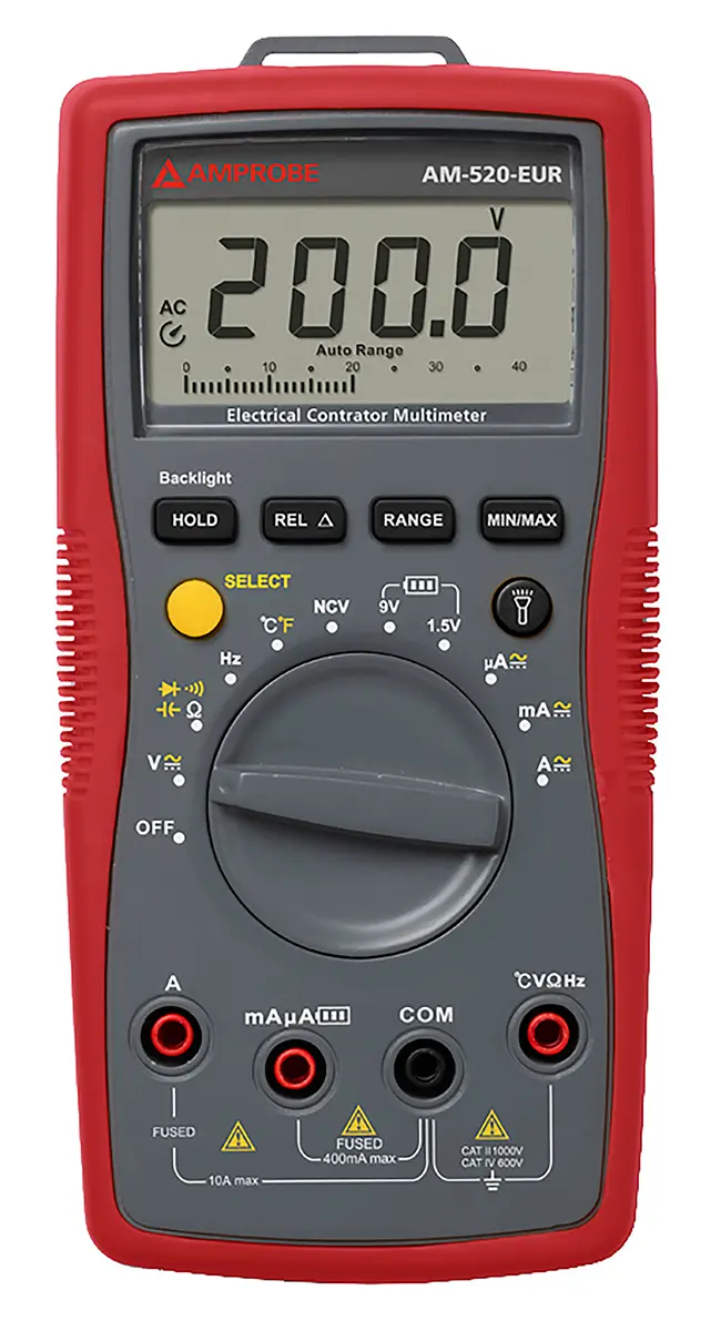 Produktfoto 1 von Amprobe Tragbar Digital Multimeter, CAT III, CAT