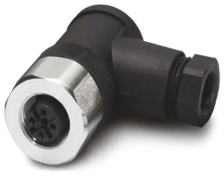 Produktfoto 1 von Phoenix Contact SACC M12 M12 Rundsteckverbinder Buchse 4-polig Buchse 4A Kabel IP65, IP67, IP69K
