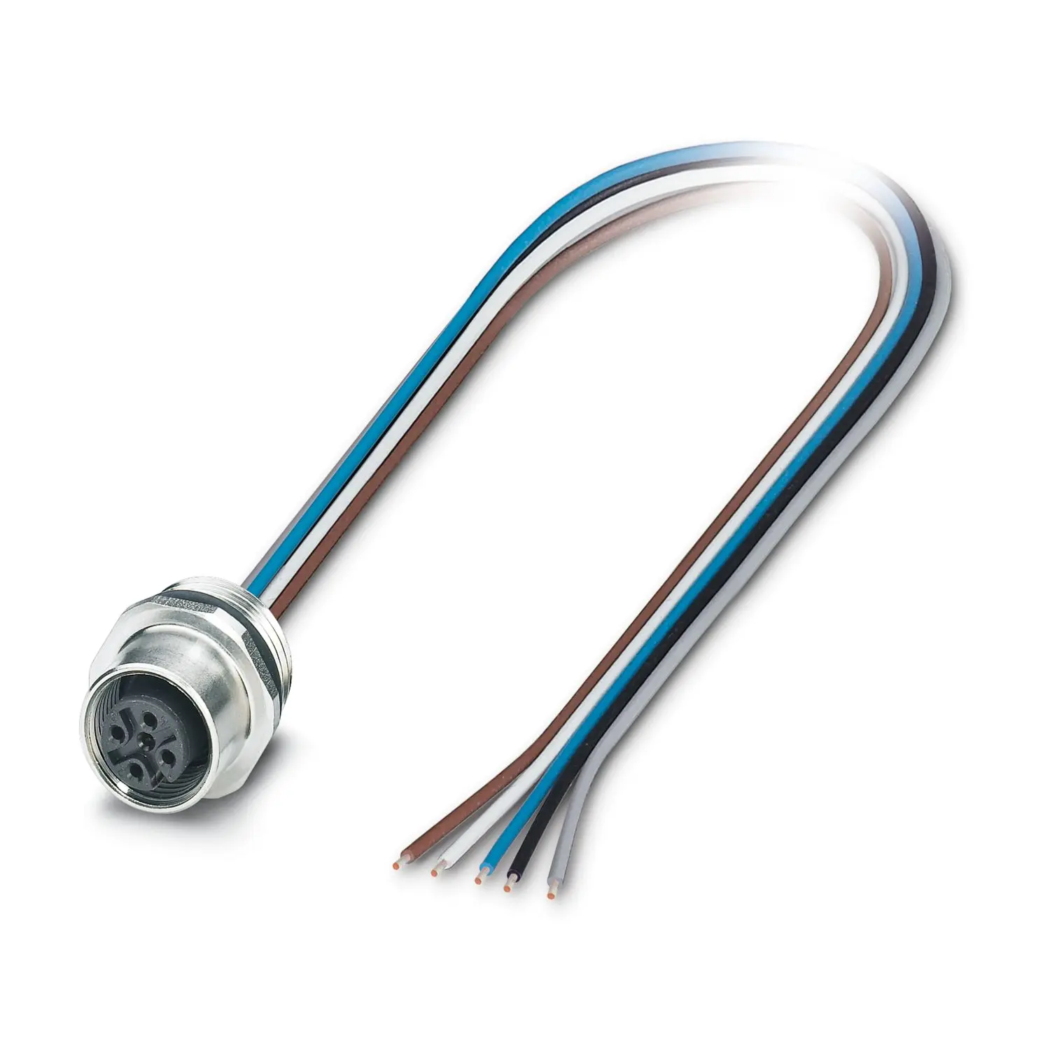 Produktfoto 1 von Phoenix Contact SACC-E-M12FS-5CON-PG9/0.5 V2A, 5-polig Sensor-Betätigungselementkabel, Gerade Buchse 5 / Nicht
