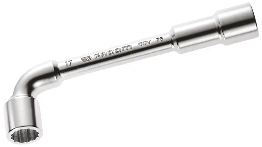 Produktfoto 1 von Facom 12 mm Sechskant Pfeifenkopfschlüssel Schließer (NO), Länge 144mm