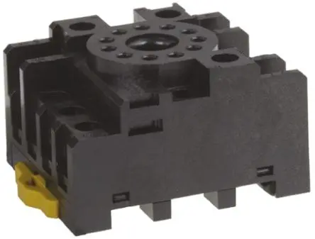 Produktfoto 1 von Omron Relaissockel zur Verwendung mit Serie MKS MK, 11 -Kontakt, DIN-Hutschiene, 250V ac