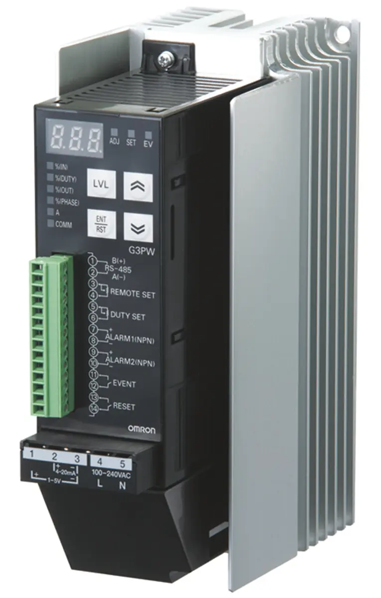 Produktfoto 1 von Omron Serie MACX MCR-TS-I-OLP Signalwandler 100/240 V ac, Strom/Spannung 1 to 5 V dc EIN / Strom/Spannung DIN-Hutschiene