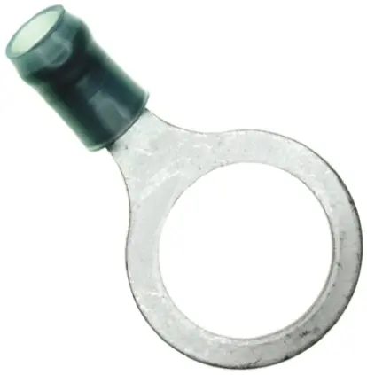 Produktfoto 1 von TE Connectivity PIDG Ringkabelschuh, Isoliert 16 AWG, Nylon, Blau, 14 AWG max.AWG, aussen ø 0.713 in, innen ø 0.515 in,