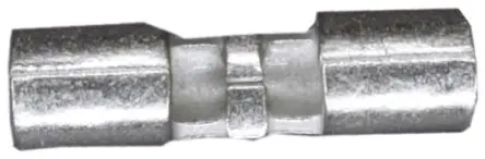 Produktfoto 1 von TE Connectivity Solistrand Spleißverbinder, Löt-Stoßverbinder Unisoliert, Ø 4.06 mm Zinn, Ges.L 15.01mm, 16 AWG max.