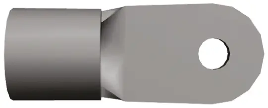 Produktfoto 1 von TE Connectivity Solistrand Ringkabelschuh, Unisoliert 2 AWG, 2 AWG max.AWG, aussen ø 15.87 mm, innen ø 5 mm, M5