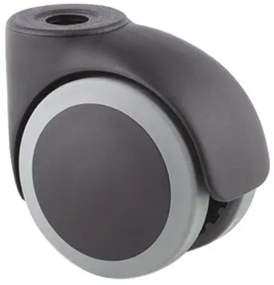 Produktfoto 1 von Tente Drehbar Rolle, Rad ø 75 mm, 100 kg, Ges H. 88 mm, Rad B. 65 mm, Polyurethan