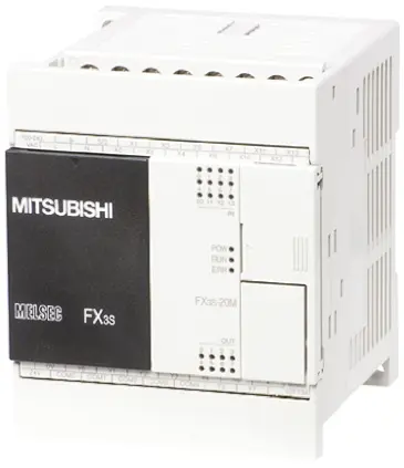 Produktfoto 1 von Mitsubishi FX3S SPS CPU, 12 Eing. Relais, Transistor Ausg.Typ DC Eing.Typ für Serie FX3 100 → 240 V ac
