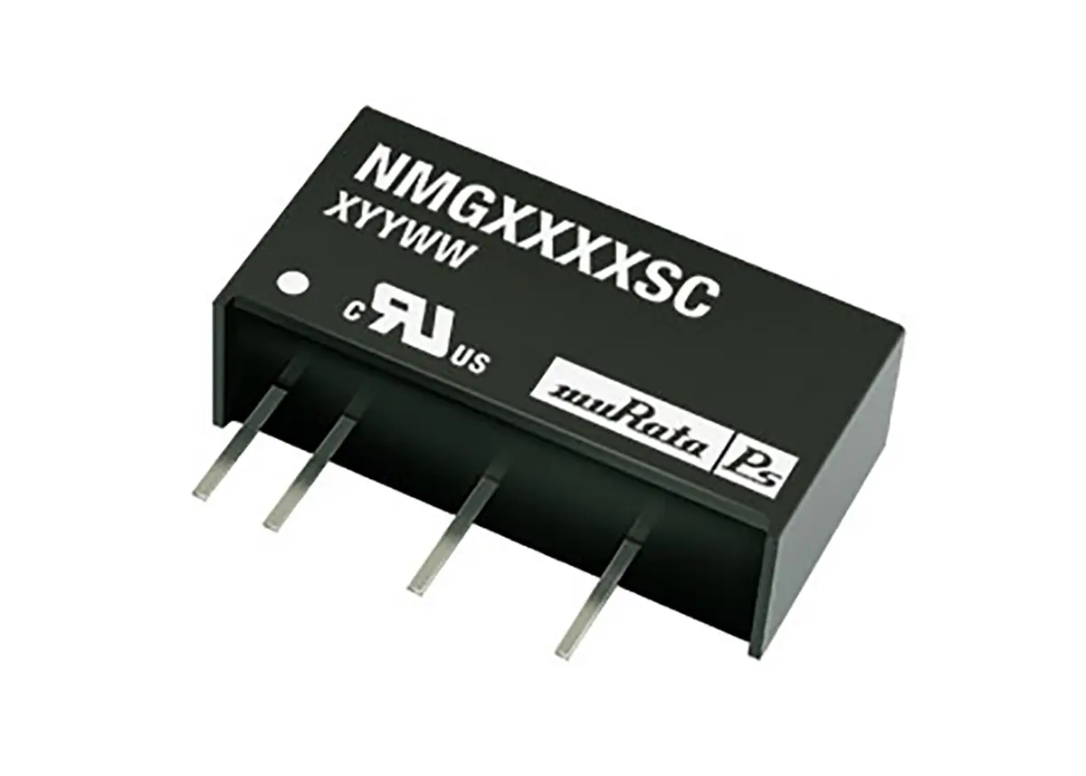 Murata NMG DC/DC-Wandler 2W 24 V dc IN, 5V dc OUT / 400mA Durchsteckmontage 1kV dc isoliert