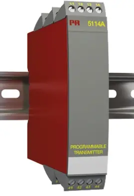Produktfoto 1 von PR Electronics Serie 5114A Konvertermodul 21.6 to 253 V ac, 19.2 to 300 V dc, Thermoelement, Strom, Spannung,