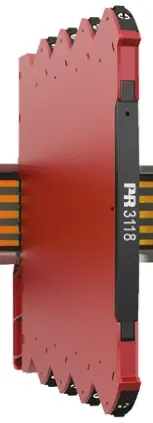 Produktfoto 1 von PR Electronics Serie 3100 Bipolarer isolierter Signalwandler 16.8/31.2 V dc, Strom/Spannung -11.5 to 11.5 V, -23 to 23
