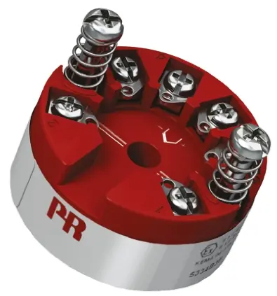 Produktfoto 1 von PR Electronics Temperatur-Messumformer Ø 44 mm 7,2 → 30 V dc für Thermoelement, Spannung