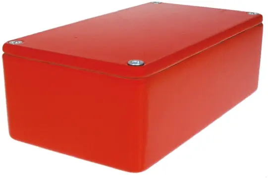 CAMDENBOSS 5000; Gehäuse; Aluminiumdruckguss; Rot IP65 Breite 66 mm Höhe 40 mm Länge 120 mm