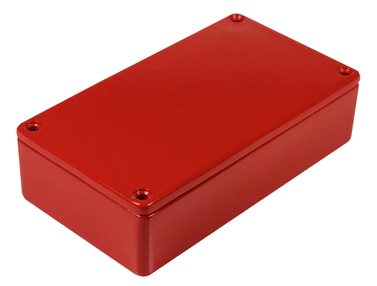 Produktfoto 1 von CAMDENBOSS 5000; Gehäuse; Aluminiumdruckguss; Rot IP65 Breite 62 mm Höhe 31 mm Länge 112 mm