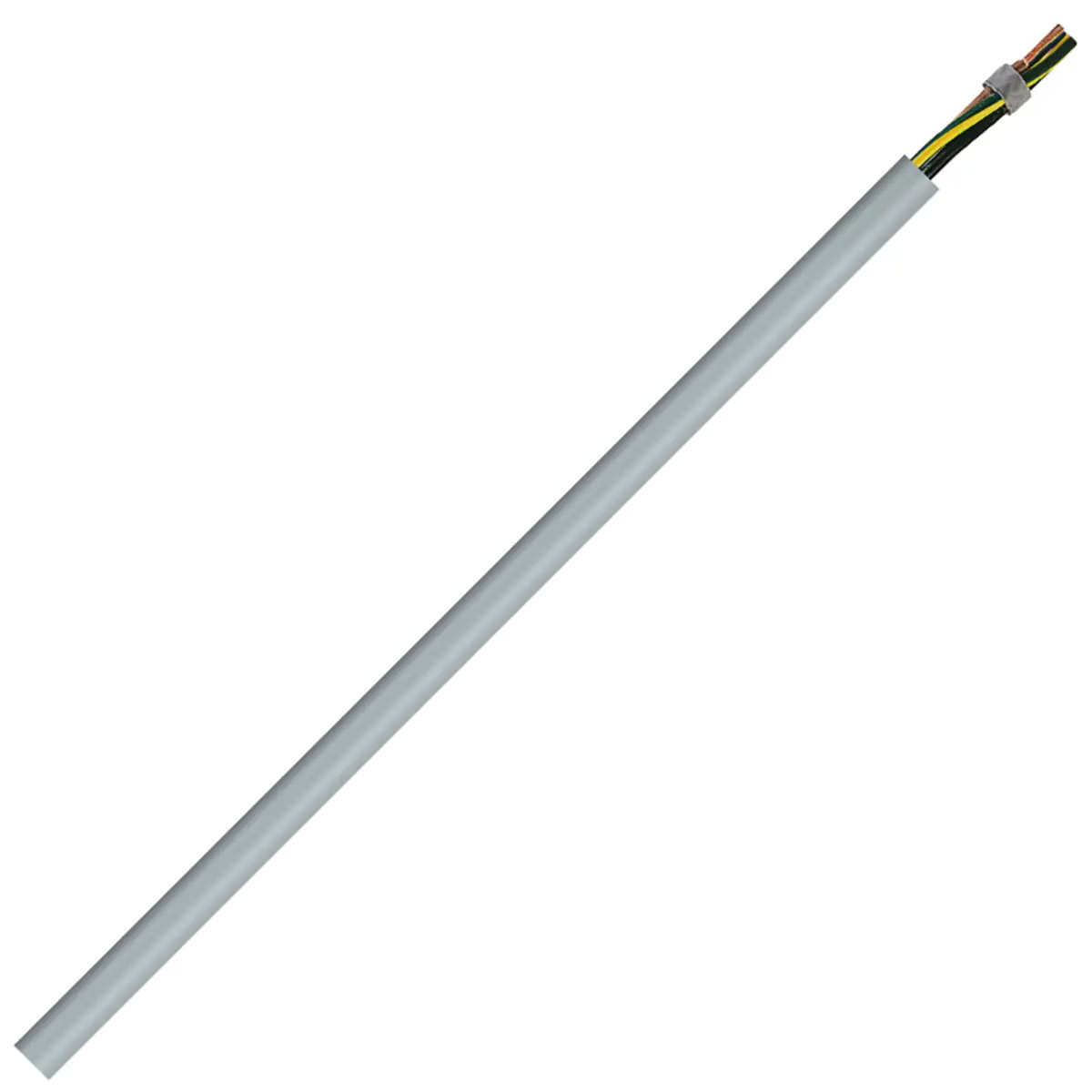 Produktfoto 1 von AXINDUS H05VV5F Steuerkabel, 3-adrig 1mm² 17 AWG Grau Ungeschirmt, 50 m, Polyvinylchlorid