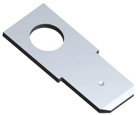 Produktfoto 1 von TE Connectivity FASTON .250 Flachsteckhülse, Schwarz, Unisoliert, 6.35 x 0.81 mm, Stecker