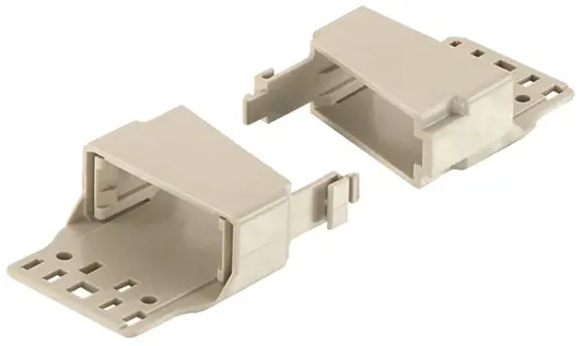 Produktfoto 1 von HARTING Han-Modular Modulklemme für Industrielle Steckverbinder, Buchse, Seitlich, 2-polig, 10 mm², 4 mm², 64.6 x 18.6 x