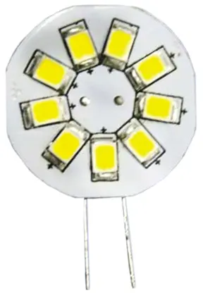 Produktfoto 1 von JKL Components Leuchtmelder Multichip, 12 V ac/dc, 24 V dc x 34 mm, Sockel G-4