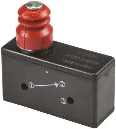 Produktfoto 1 von RS PRO Mikroschalter Stößel-Betätiger Schraube, 1-poliger Wechsler, 250 V ac, 15A IP54 720g -10 °C - 70 °C
