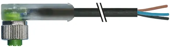 Produktfoto 1 von Murrelektronik Limited 7000, 4-polig Sensor-Betätigungselementkabel, Rechtwinklig Buchse / Nicht abgeschlossen, Länge 3