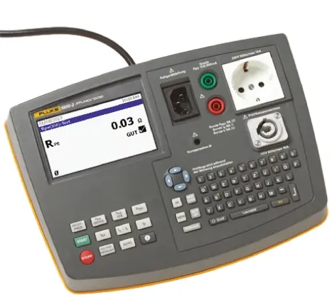 Produktfoto 1 von Fluke 6500, Advanced PAT, Gerätetester, Prüfung Manuell, Klasse I, Klasse II, ISO-kalibriert