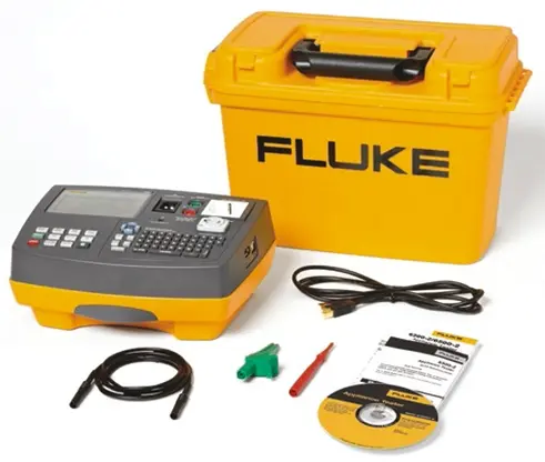 Produktfoto 1 von Fluke 6500-2, Advanced PAT, PAT-Prüfkit, Prüfung Manuell, Klasse II, Klasse I