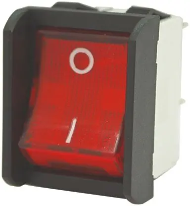 Produktfoto 1 von APEM Panel Wippschalter DPST Ein-Neutral-Aus Ein-Aus, 16A