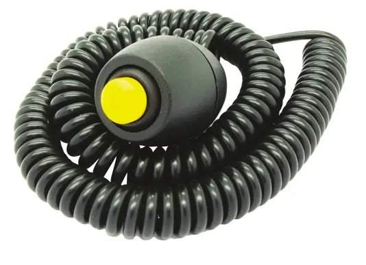 Produktfoto 1 von APEM Hängeschalter, SPST Tastend 0.5 m 400 mA 3,5 mm Stereo -40 °C / 85 °C