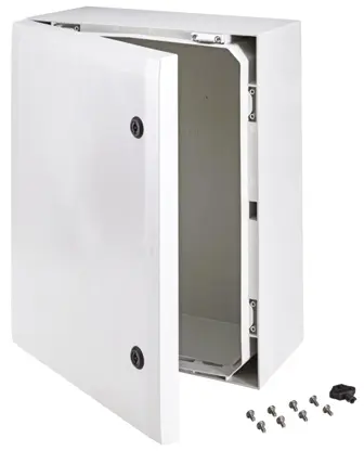 Fibox ARCA Polycarbonat Wandanschlusskasten Grau IP66, HxBxT 400 mm, 300 mm x 150 mm